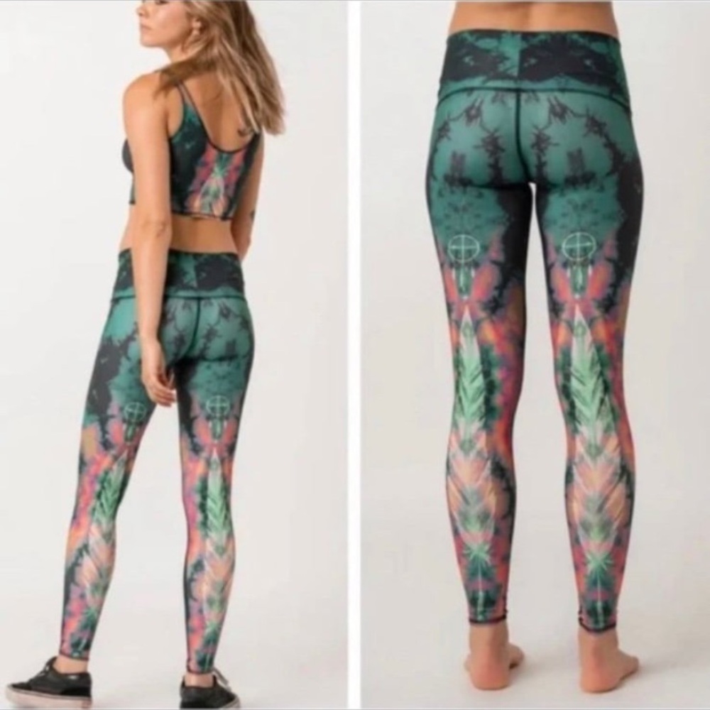 Teeki Eagle Feather Leggings XS